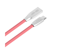 VIGGO DESIGN USB - USB-C VIGGO 1m Różowy - 1457519 - zdjęcie 2